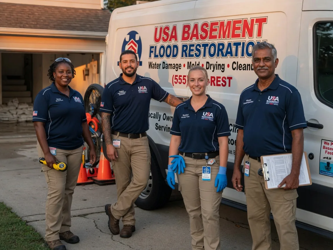 Basement Flood Cleanup company in New Munich, MN